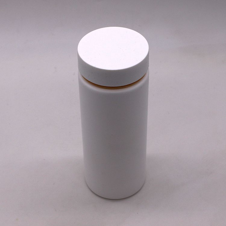 Medicine 250ml HDPE Plastic Pill Bottle With Two Layer Customized Color HDPE Caps