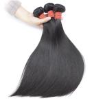 100% Human Hair Weave Silky Straight Virgin Hair Bundle Unprocessed Hair