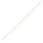Bespoke 18K Gold Anklets: Personalize with Your Name and Initials