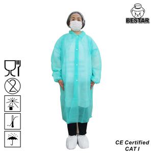 China Polypropylene Lab Disposable Visitor Coats For Food Industry factory