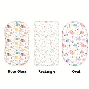 Customizable Cradle Mattress Sheets Fitted Crib Sheets Universal Style For All