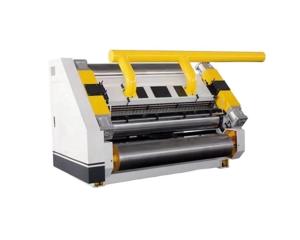 China Automatic Single Face E Flute Corrugated Cardboard Carton Paper Box Making Machine factory