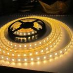 Silicone Coated Waterproof SMD 5050 LED Strip Light Aluminum Base Material 2700