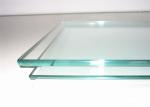 Decorative Clear Float Glass 4mm 6mm Thickness With Natural Corner / Grind