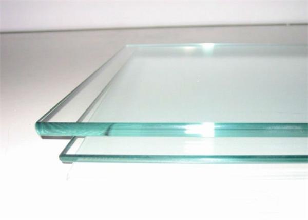 Decorative Clear Float Glass 4mm 6mm Thickness With Natural Corner / Grind