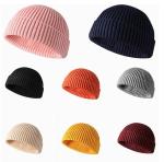 Cuff Knit Beanies And Caps Slouchy Skull Ski Women Plain Winter Warm Hats