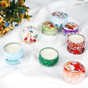 China Aromatherapy Soy Wax Candles Tin Scented Candle With Custom Scented Nature Scents Aroma factory