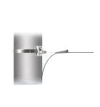 FTTH Drop Camp Optical Fiber Accessories Stainless Steel Bail Fiber Cable Clamp