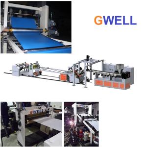 China PC Opaque Plate Making Machine PC Heat Resistance Sheet Extrusion Line Single Screw Extruder factory