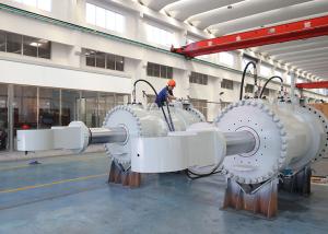 China 16 Meter Stoke OEM Hydraulic Servomotor For Water Wheel / Guide Vane factory