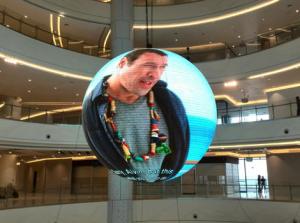 China SMD Full Color P4 Indoor Advertising Ball LED Display Screens 1/16 Scan factory