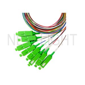 China 1x2 1x4 1x8 Steel Type Fiber Optic PLC Splitter with SC APC Connector for FTTH FTTB FTTX Networks on sale