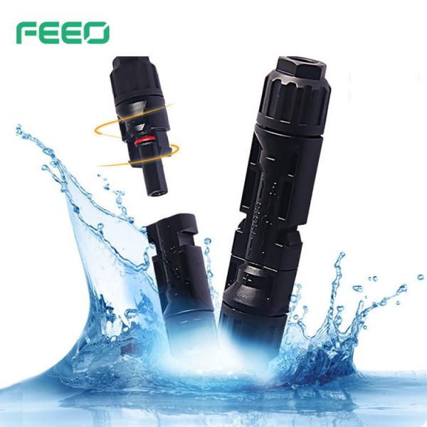 China TUV Certified Crimp Connection MC4 Solar Connector 1500V PPO Tin Plated factory