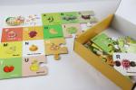 Children Floor Alphabet Fruit Jigsaw Puzzle Educational Games