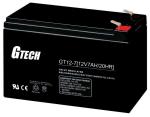 Pasted flat type rechargeable lead acid battery