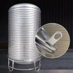 Household Rooftop 304 Stainless Steel Water Storage Tanks Durable Insulated