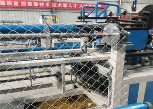 China Double Wire Feeding Chain Link Fence Making Machine High Capactiy Heavy Duty factory