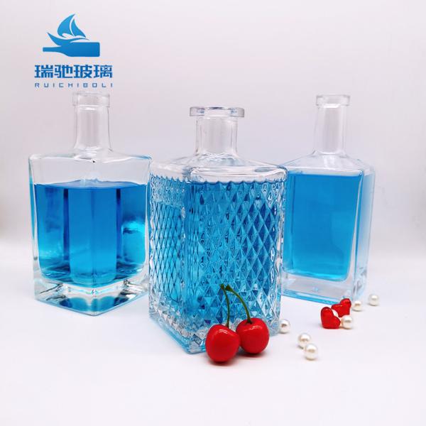 700ml Empty Animals Brandy Glass Bottle Wine Liquor Globe Whisky Decanter for