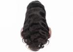 Dark Brown Full Lace Human Hair Wigs , 100% Brazilian Full Lace Wig With Baby