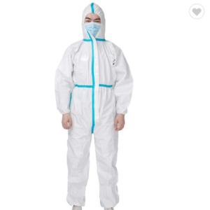 China Medical Disposable Isolation Gown Breathable With Knitted Cuff / Elastic Cuff factory