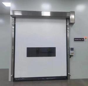 China Self Repairing High Speed Zipper Door For Inside Application factory