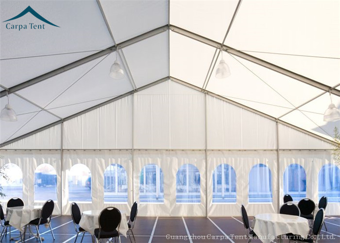 Waterproof 200 People European Style Tent All Weather Tents Soft PVC Wall For Sport