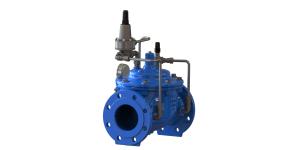 China EN1074 FBE Coated Pressure Sustaining Valve With SS304 Pilot Hydraulically Operated factory