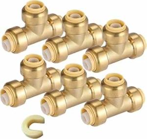 China ISO Brass and PEX Tubing Compatible Pex Push in Fittings for Easy Installation factory