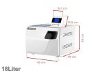 White Color Dental Autoclave Class B , Dental Clinic Autoclave 18 Liter