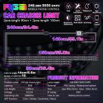 12V App Control IP67 4PCS Car Underglow Lights