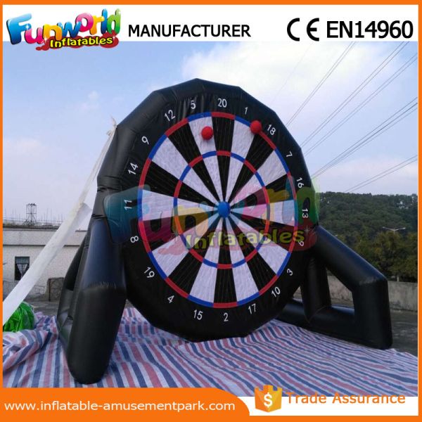 Outdoor Customized Inflatable Sports Games Inflatable Dart Board Football Dart