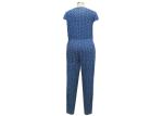 Lotus Leaf Sleeve Womens Jumpsuit Pajamas , Elegant One Piece Romper Pajamas