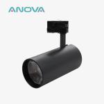 Movable Black Single Spotlight 220V 35W Adjustable Led Track Lighting