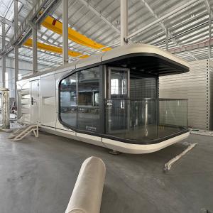 China Hotel Luxury Mobile Container House with Outdoor Space Capsule and Commercial Space Design factory