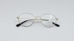 Vintage round eyeglasses frame Unisex eyewear untralight metal glasses for Men