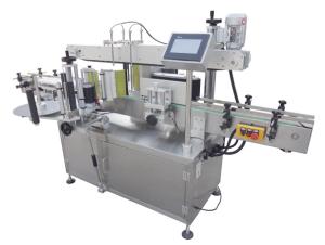 China 2.0KW Flat Square Round Bottles Automatic Sticker Labeling Machine Double Sided Marking factory