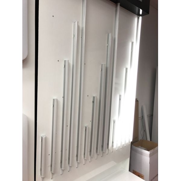 Silver Matt Square / Round Anodized Aluminium LED Profiles For LED Frame