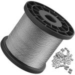 Industrial Grade AISI 304 7x7 3mm Stainless Steel Wire Rope for Heat and Cold