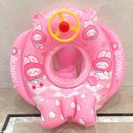 Unisex Inflatable Swim Rings Cute Whale Pattern Beach Party Toys with Floating