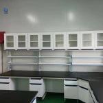 ISO Lab Island Bench 85cm Chemical Resistant Wall Mounted Workstation