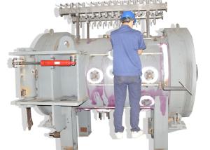 China Remote Controlled Metal Sintering Furnace With Metal Thermostat Internal Packing Platform factory