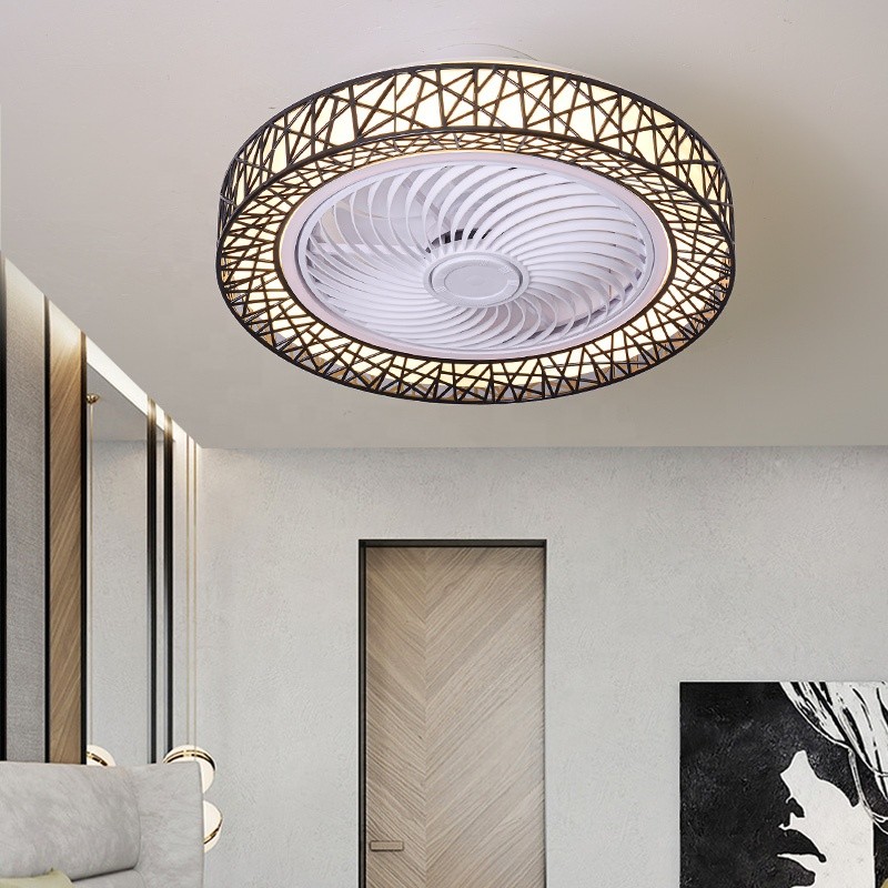 Bladeless Ceiling Fan with Light Fan Lamp with App Control Tuya Alexa Google Control