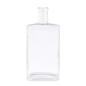China 500ml Frosted Glass Bottle for Industrial Home Decoration Liquor Bottle factory