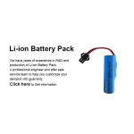 Customized Lithium Ion Battery Pack Promotional Li Ion 3.7v 500mah