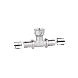 China Forged Brass Straight Female Connector 16mm 20mm 25mm For PEX Pipe factory
