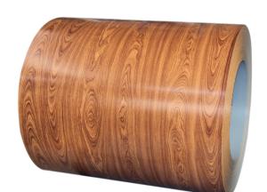 China 3003H24 H26 Aluminium Coil PVDF Printech Wood Grain Color Coil 50-Year Warranty 1.2mm Color Coated Coil factory
