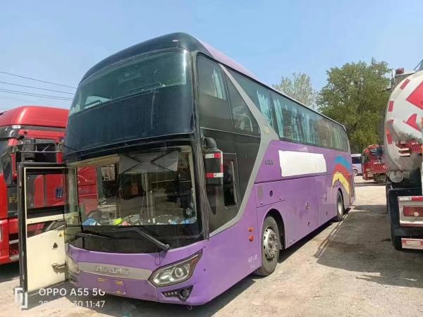 Used Tour Bus Weichai Engine Airbag Suspension 54 Seats Air Conditioner Single