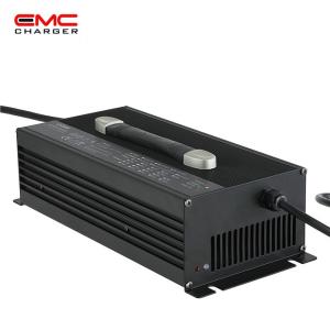 China 12V 100A Aluminium Alloy with Fan lithium battery charger for E-Car CE factory