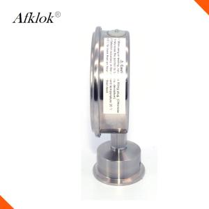 China Sanitary Type PSI Stainless Steel Diaphragm Pressure Gauge factory
