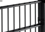 Security 868 656 Double Welded Wire Mesh Fence 50*200mm Hole Powder Coating